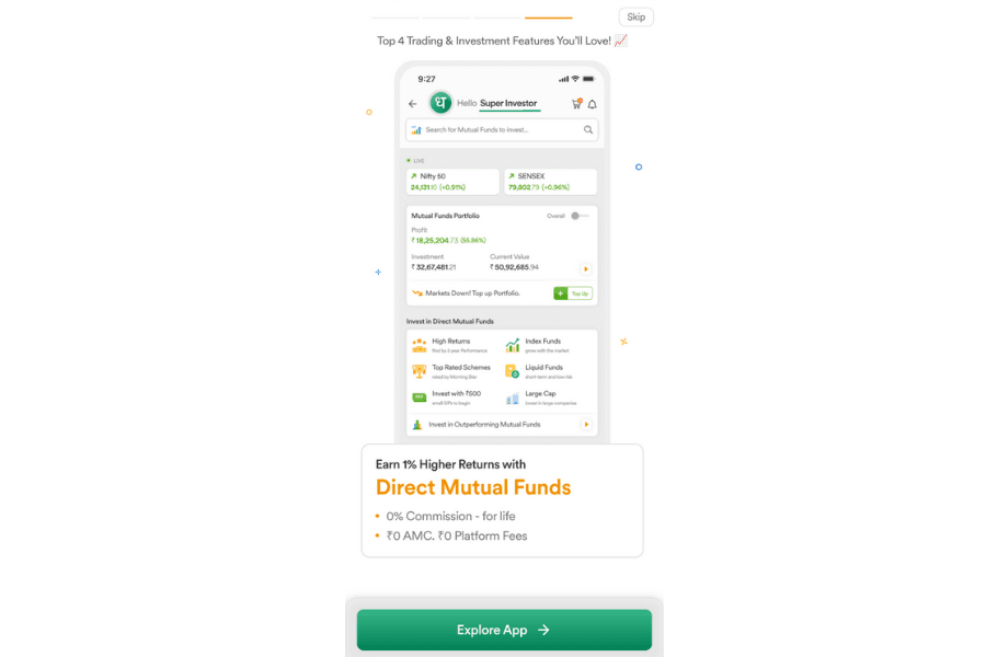 Explore Dhan App