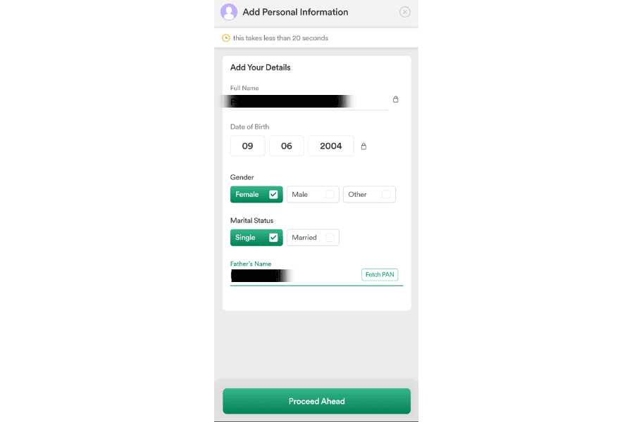 Personal Info