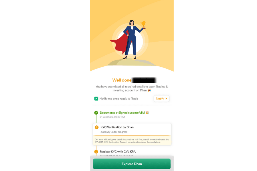 Verification By Dhan