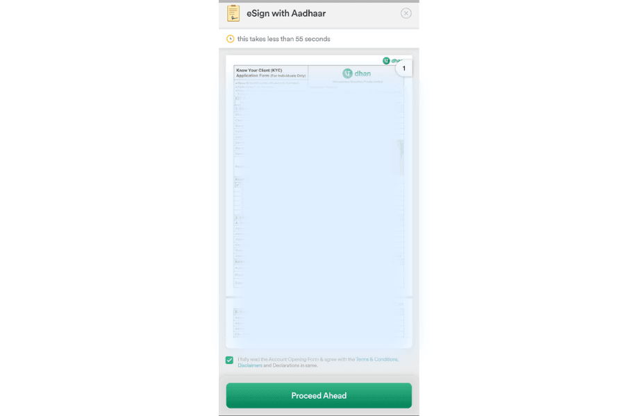 E Sign With aadhar