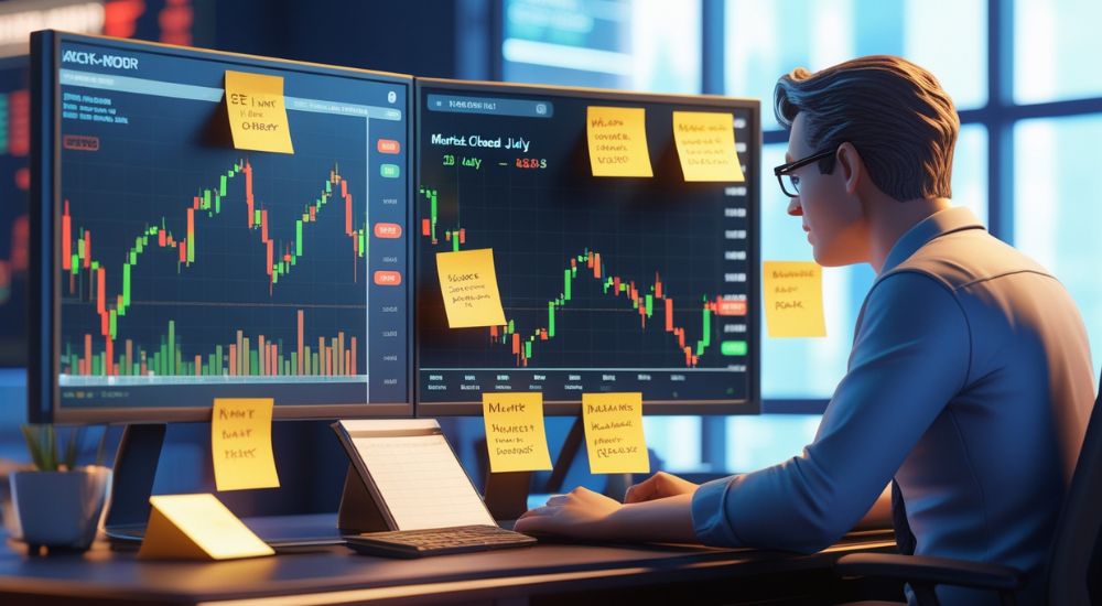 Investor Planning Around Holiday with Charts and Calendar